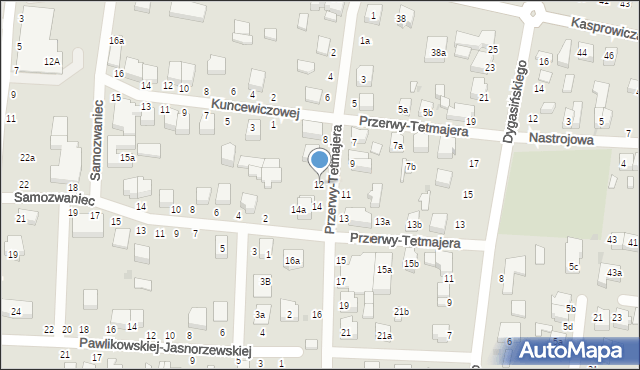 Zgierz, Przerwy-Tetmajera Kazimierza, 12, mapa Zgierz