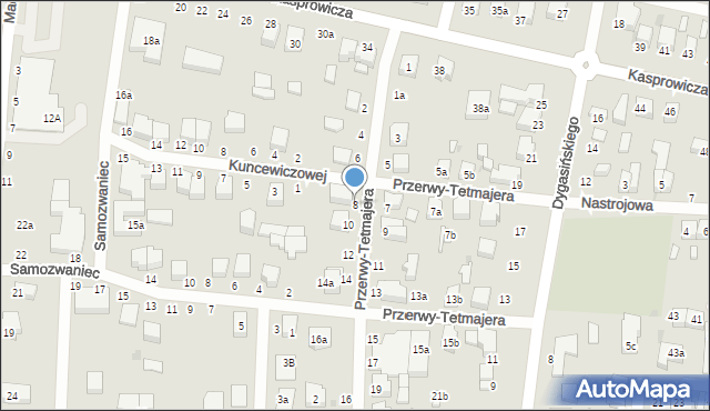 Zgierz, Przerwy-Tetmajera Kazimierza, 8, mapa Zgierz