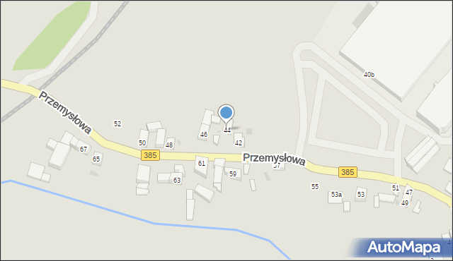 Ziębice, Przemysłowa, 44, mapa Ziębice