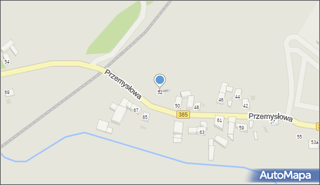 Ziębice, Przemysłowa, 52, mapa Ziębice