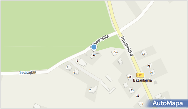 Żurawica, Pruchnicka, 29, mapa Żurawica