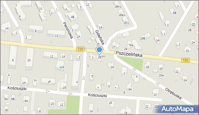 Brwinów, Pszczelińska, 16, mapa Brwinów