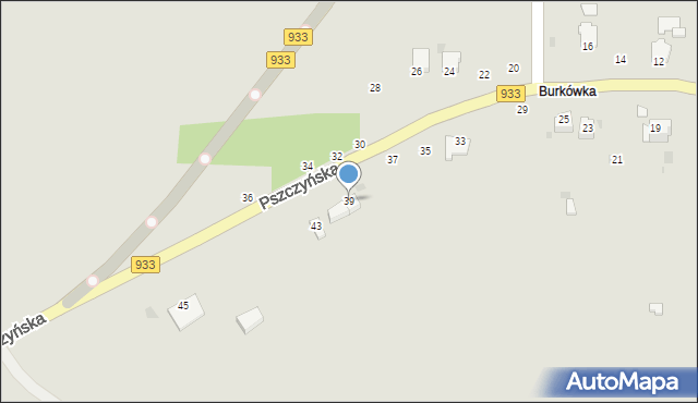 Brzeszcze, Pszczyńska, 39, mapa Brzeszcze