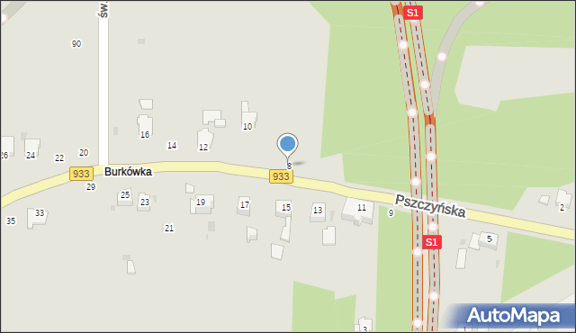 Brzeszcze, Pszczyńska, 8, mapa Brzeszcze