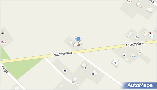 Góra, Pszczyńska, 106, mapa Góra