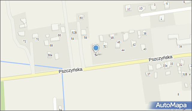 Góra, Pszczyńska, 54, mapa Góra