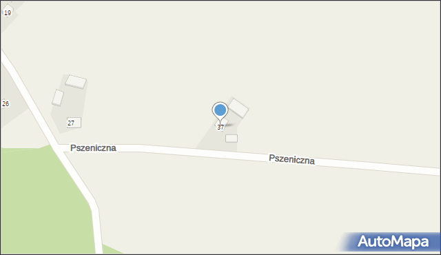 Grodztwo, Pszeniczna, 37, mapa Grodztwo