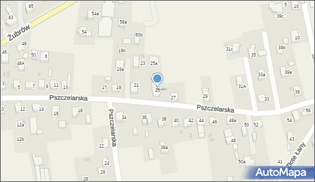 Jankowice, Pszczelarska, 25, mapa Jankowice