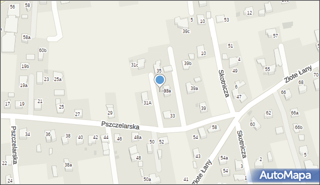 Jankowice, Pszczelarska, 37a, mapa Jankowice