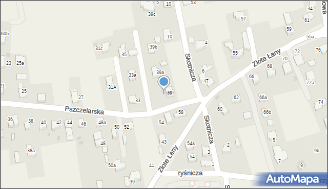 Jankowice, Pszczelarska, 41, mapa Jankowice