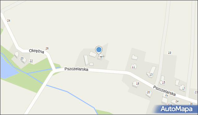 Janowice, Pszczelarska, 7, mapa Janowice