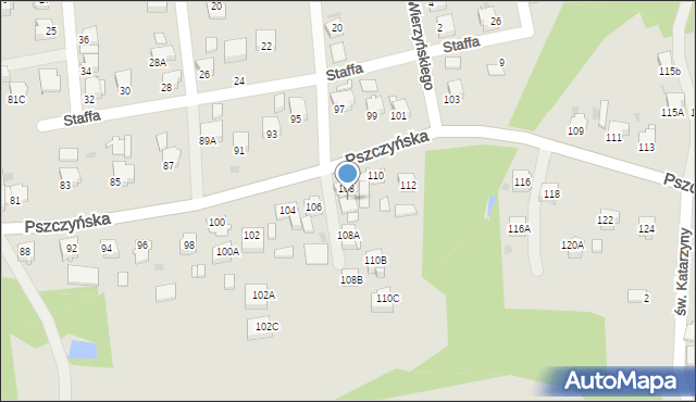 Jastrzębie-Zdrój, Pszczyńska, 108C, mapa Jastrzębie-Zdrój