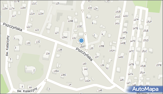 Jastrzębie-Zdrój, Pszczyńska, 133, mapa Jastrzębie-Zdrój