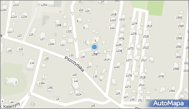 Jastrzębie-Zdrój, Pszczyńska, 135B, mapa Jastrzębie-Zdrój