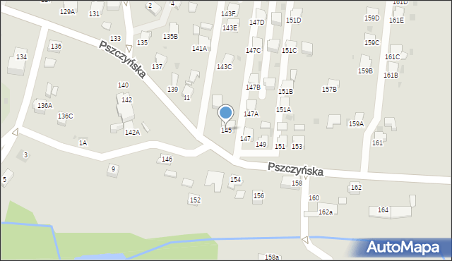 Jastrzębie-Zdrój, Pszczyńska, 145, mapa Jastrzębie-Zdrój