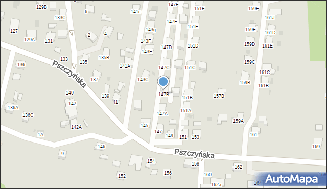 Jastrzębie-Zdrój, Pszczyńska, 147B, mapa Jastrzębie-Zdrój