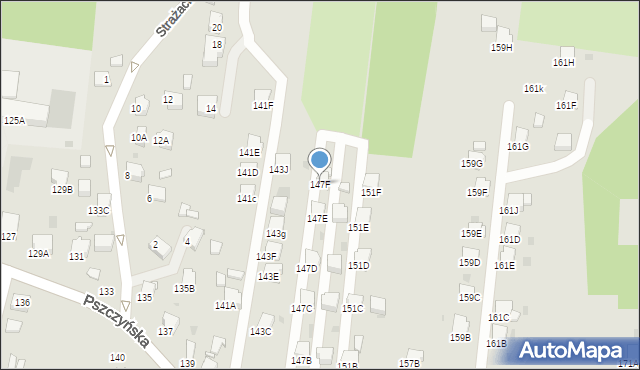 Jastrzębie-Zdrój, Pszczyńska, 147F, mapa Jastrzębie-Zdrój