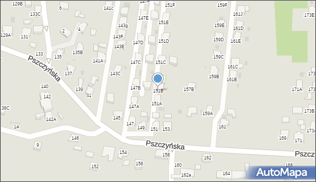 Jastrzębie-Zdrój, Pszczyńska, 151B, mapa Jastrzębie-Zdrój