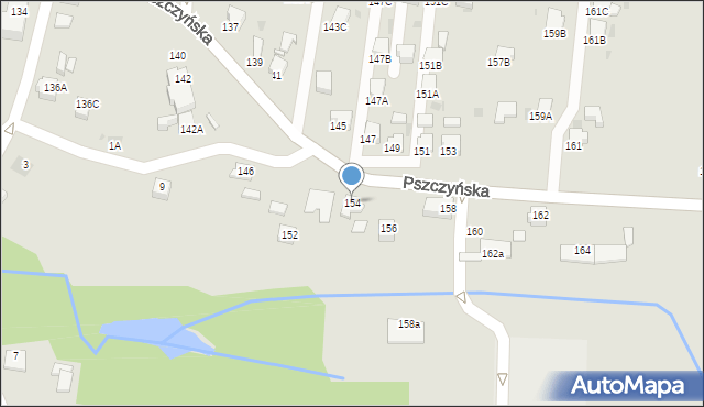 Jastrzębie-Zdrój, Pszczyńska, 154, mapa Jastrzębie-Zdrój