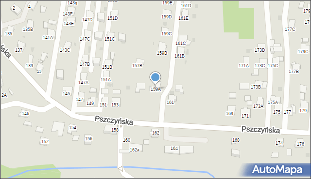 Jastrzębie-Zdrój, Pszczyńska, 159A, mapa Jastrzębie-Zdrój