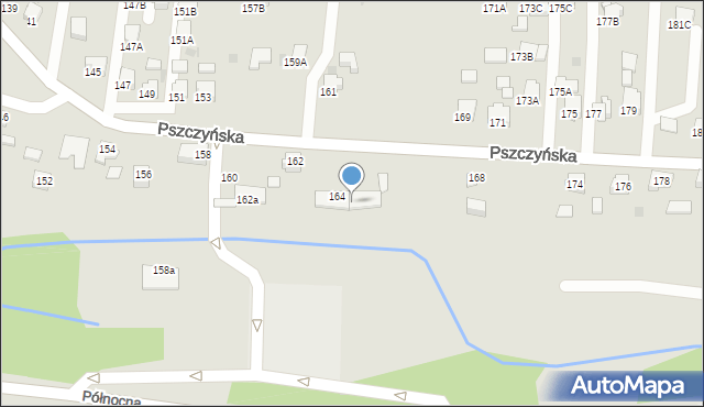 Jastrzębie-Zdrój, Pszczyńska, 166, mapa Jastrzębie-Zdrój