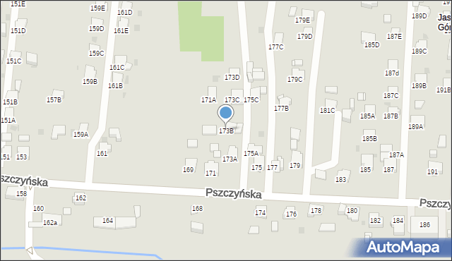 Jastrzębie-Zdrój, Pszczyńska, 173B, mapa Jastrzębie-Zdrój