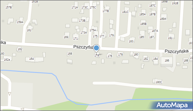 Jastrzębie-Zdrój, Pszczyńska, 174, mapa Jastrzębie-Zdrój