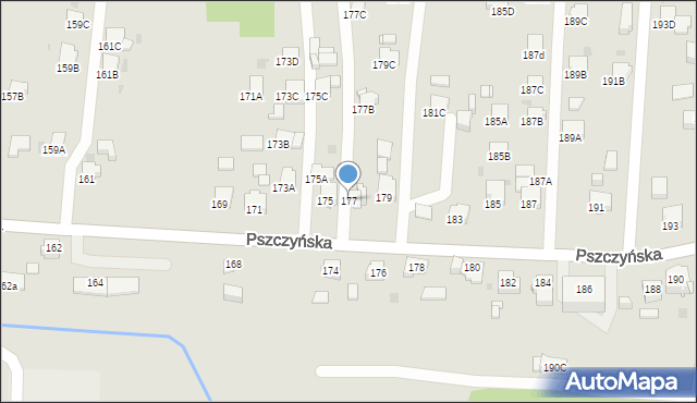 Jastrzębie-Zdrój, Pszczyńska, 177, mapa Jastrzębie-Zdrój