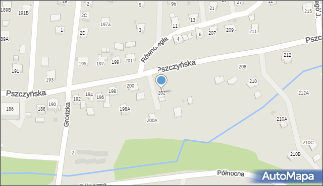 Jastrzębie-Zdrój, Pszczyńska, 202, mapa Jastrzębie-Zdrój