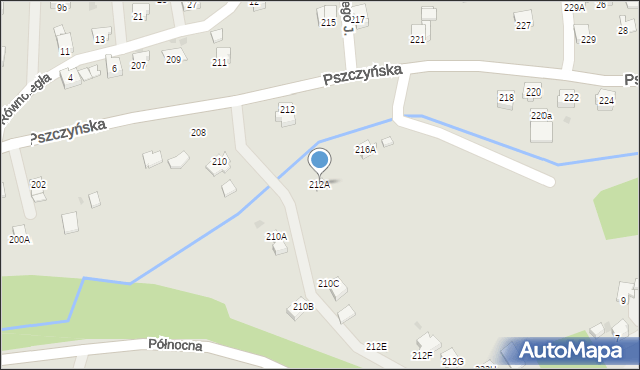Jastrzębie-Zdrój, Pszczyńska, 212A, mapa Jastrzębie-Zdrój