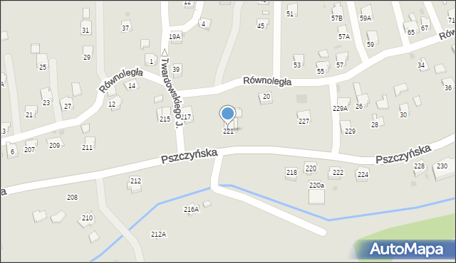 Jastrzębie-Zdrój, Pszczyńska, 221, mapa Jastrzębie-Zdrój