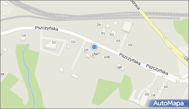 Jastrzębie-Zdrój, Pszczyńska, 326A, mapa Jastrzębie-Zdrój