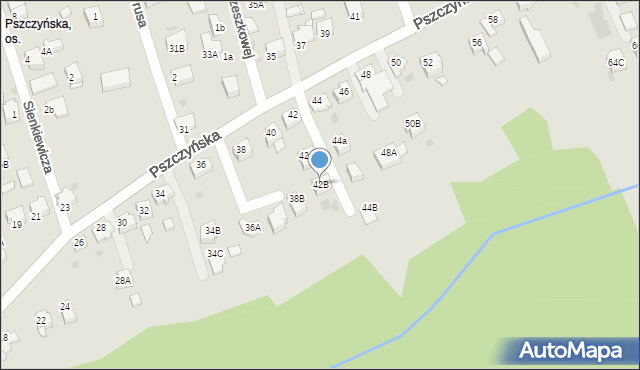 Jastrzębie-Zdrój, Pszczyńska, 42B, mapa Jastrzębie-Zdrój