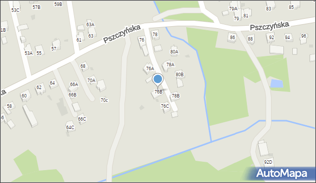 Jastrzębie-Zdrój, Pszczyńska, 76B, mapa Jastrzębie-Zdrój