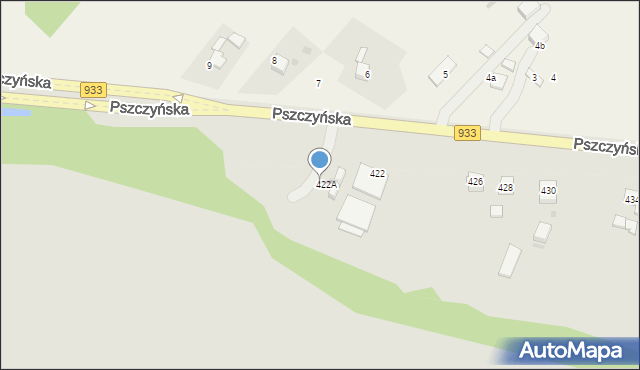 Jastrzębie-Zdrój, Pszczyńska, 442a, mapa Jastrzębie-Zdrój