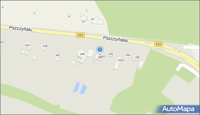 Jastrzębie-Zdrój, Pszczyńska, 450, mapa Jastrzębie-Zdrój