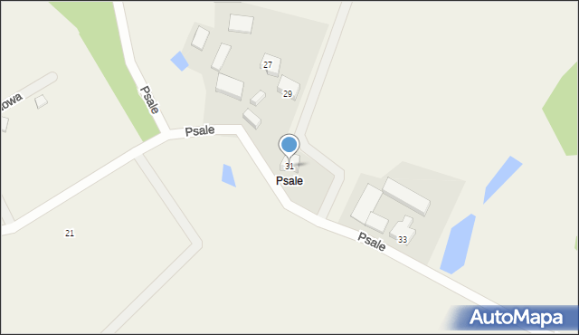 Kamień, Psale, 31, mapa Kamień