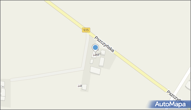 Kobielice, Pszczyńska, 146A, mapa Kobielice