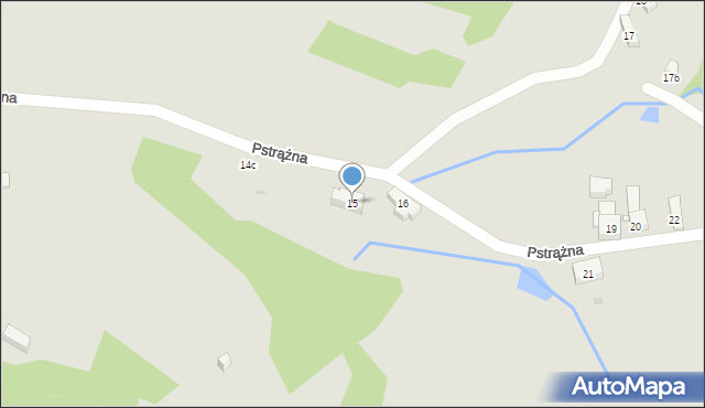 Kudowa-Zdrój, Pstrążna, 15, mapa Kudowa-Zdrój