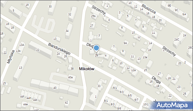 Mikołów, Pszczyńska, 29, mapa Mikołów