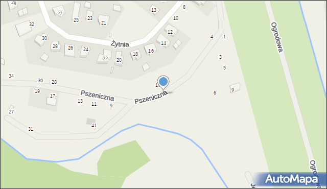 Niepruszewo, Pszeniczna, 7, mapa Niepruszewo