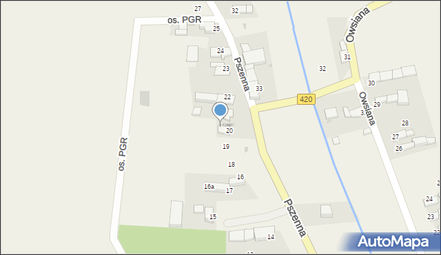 Pilszcz, Pszenna, 21, mapa Pilszcz