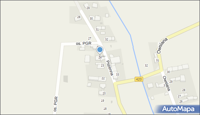 Pilszcz, Pszenna, 24, mapa Pilszcz