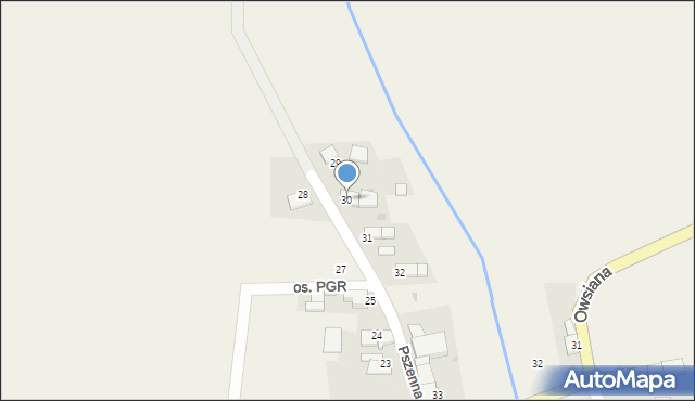 Pilszcz, Pszenna, 30, mapa Pilszcz