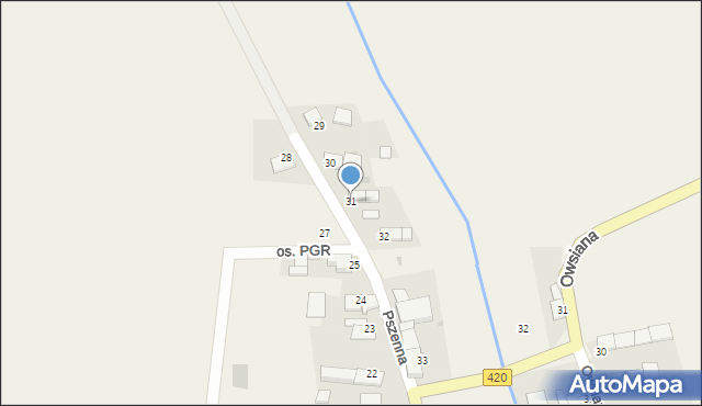 Pilszcz, Pszenna, 31, mapa Pilszcz