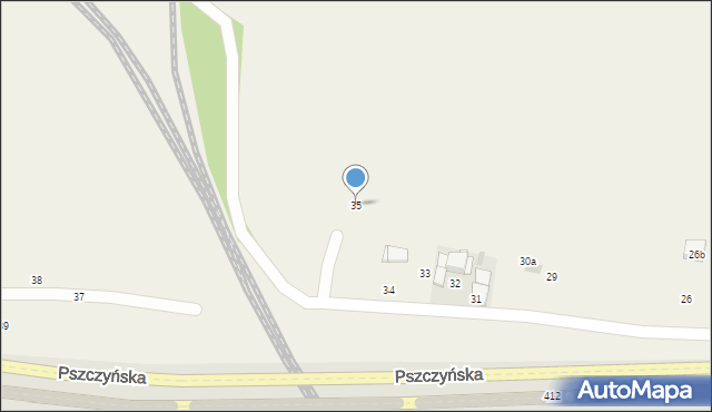 Pniówek, Pszczyńska, 35, mapa Pniówek