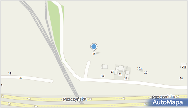 Pniówek, Pszczyńska, 35, mapa Pniówek