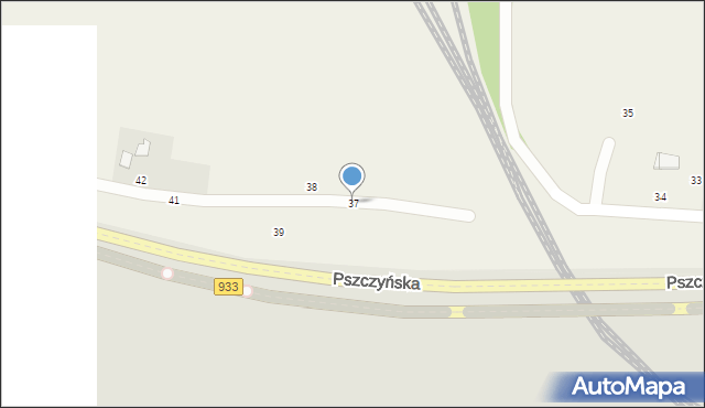 Pniówek, Pszczyńska, 37, mapa Pniówek