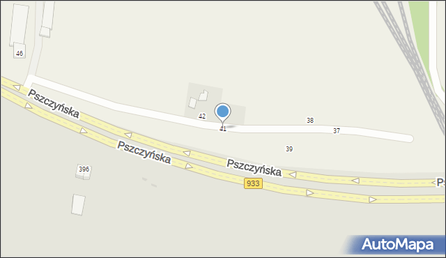 Pniówek, Pszczyńska, 41, mapa Pniówek