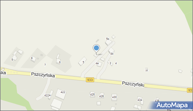 Pniówek, Pszczyńska, 5a, mapa Pniówek